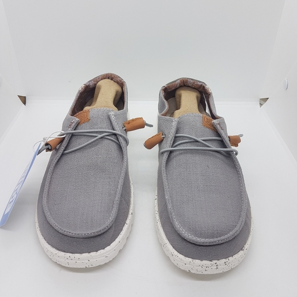 Hey Dude Shoes - New Hey Dude Wendy Washed Casual Grey Shoes Sz 9